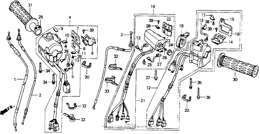 Handle switch (i)