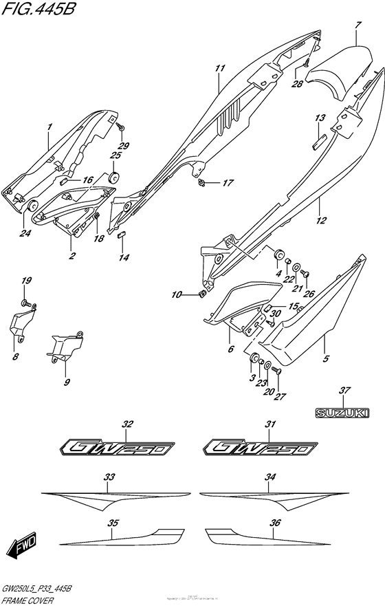 Frame Cover (Gw250Zl5 P33)