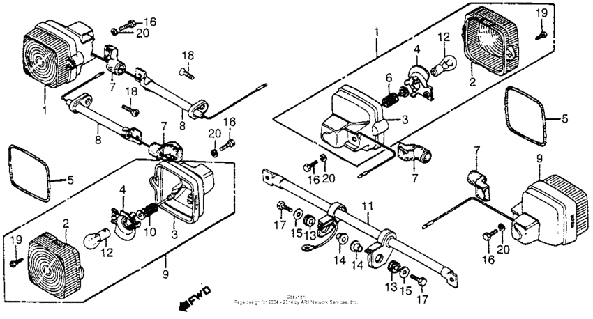 Turn signal 81-82