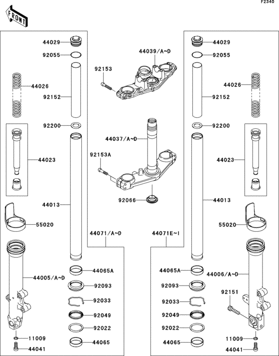 Front fork(1/2)