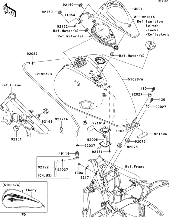 VN900 Fuel tank(1 / 3)(c9fa)