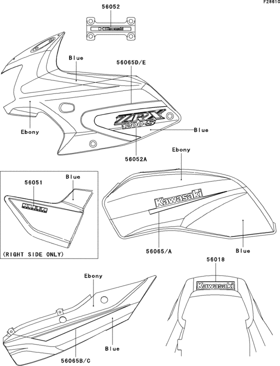ZR1200 Decals(ebony / blue)(b2p)