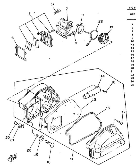CW50RS Впускная система
