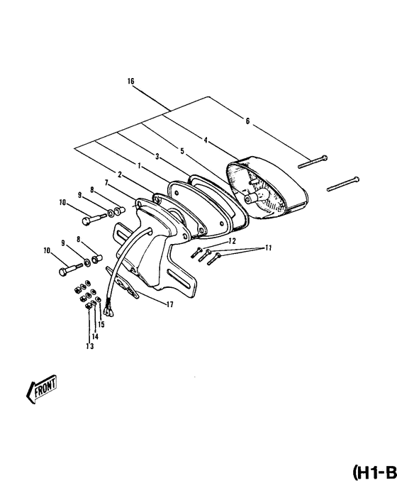 Taillight unit ass`y