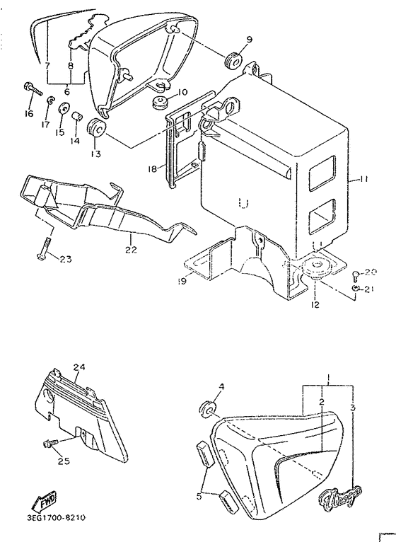 Side cover / oil tank