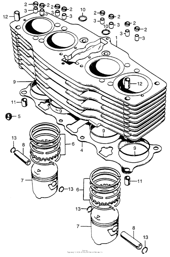 Cylinder + piston