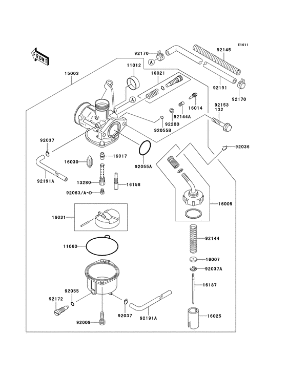 Carburetor assy