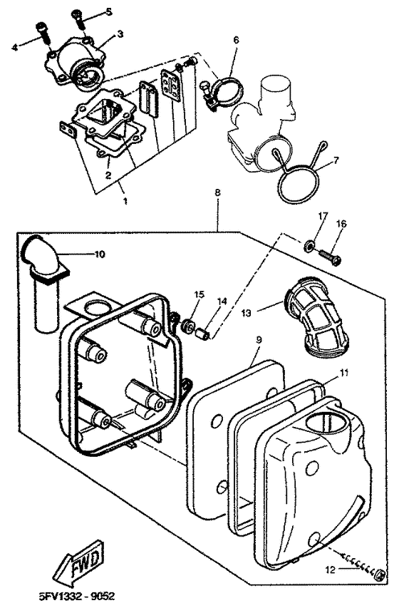 YH50 Впускная система