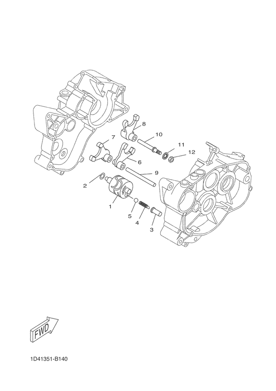 Shift cam & fork