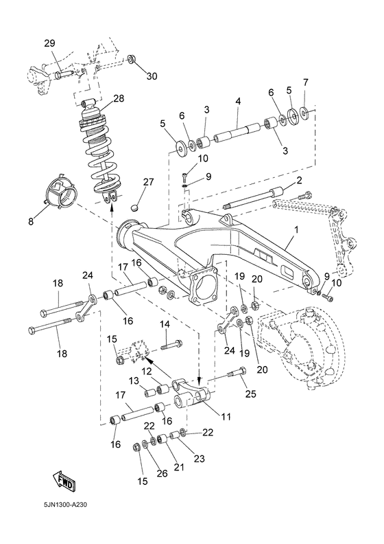 Rear arm & suspension