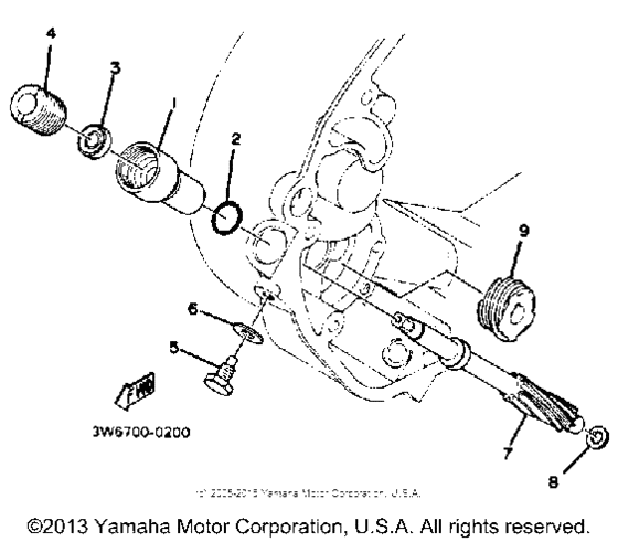 XS650SJ Тахометр