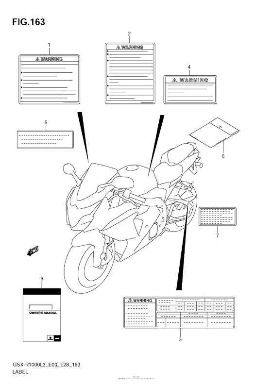 Label (Gsx-R1000L3 E33)