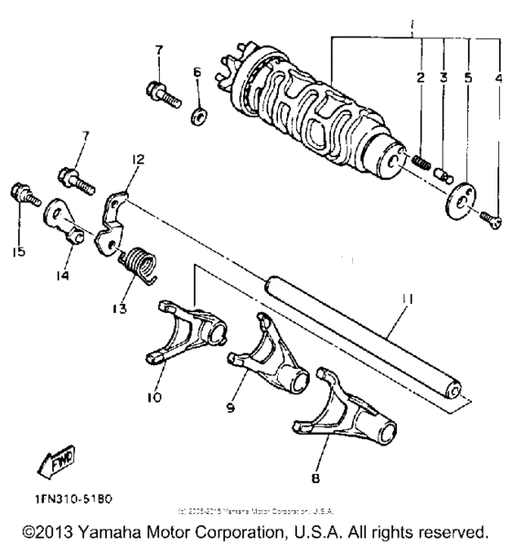  Копирный вал