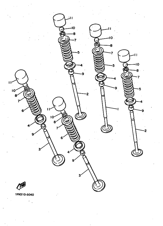 FZR1000 FZR1000U Клапан