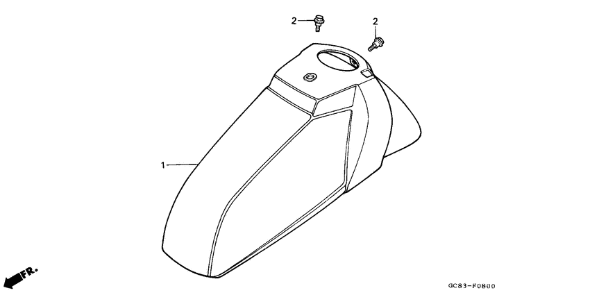 NH80 Переднее крыло
