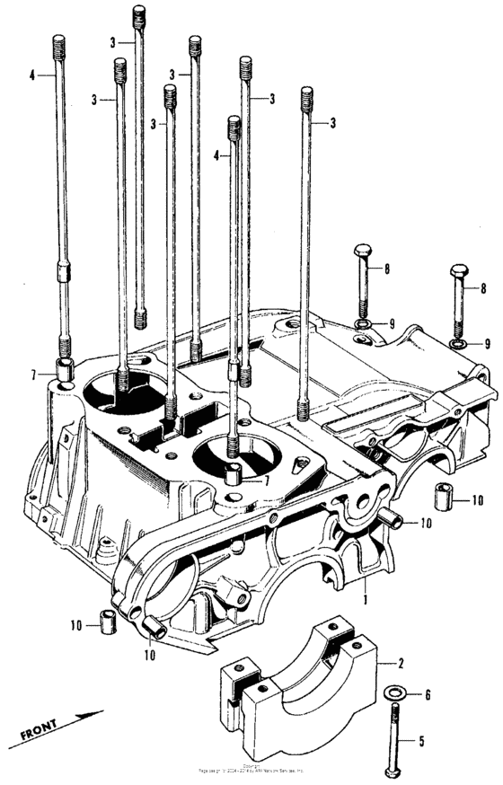 Upper crankcase