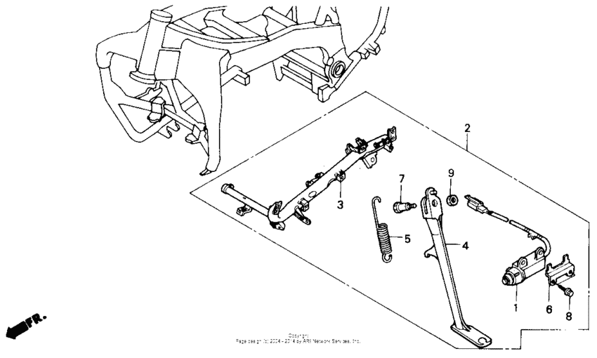Sub frame set 90