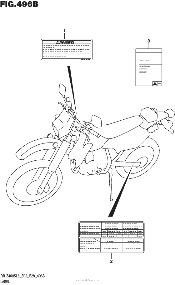 Label (Dr-Z400Sl6 E28)