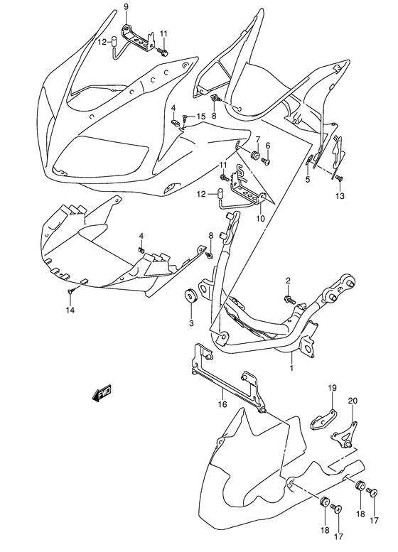 Cowling installation parts