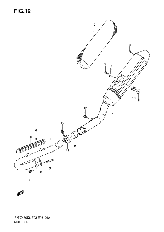 Muffler comp