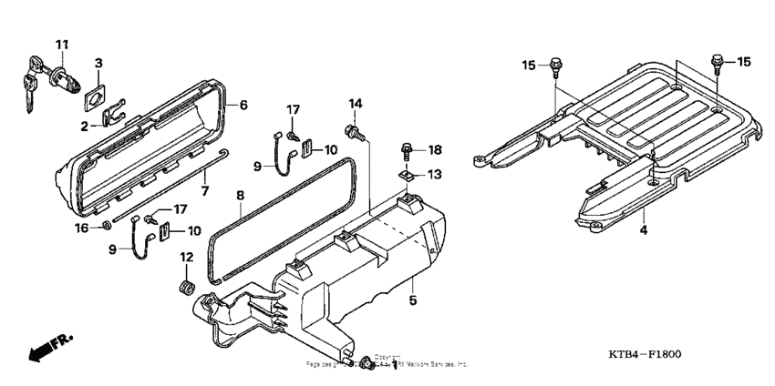 PS250 Rear deck + utility box