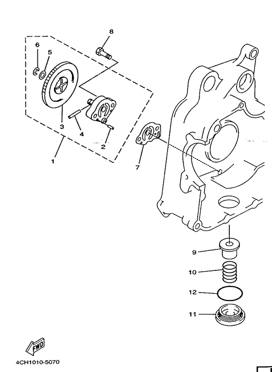 YP250 Масляный насос