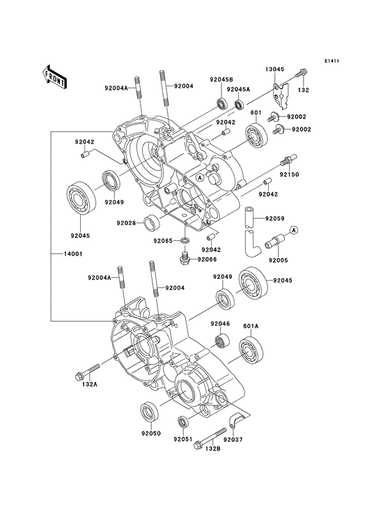  Картер двигателя