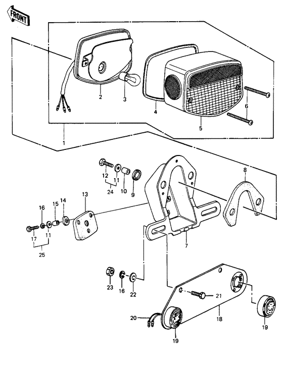 Taillight unit ass`y