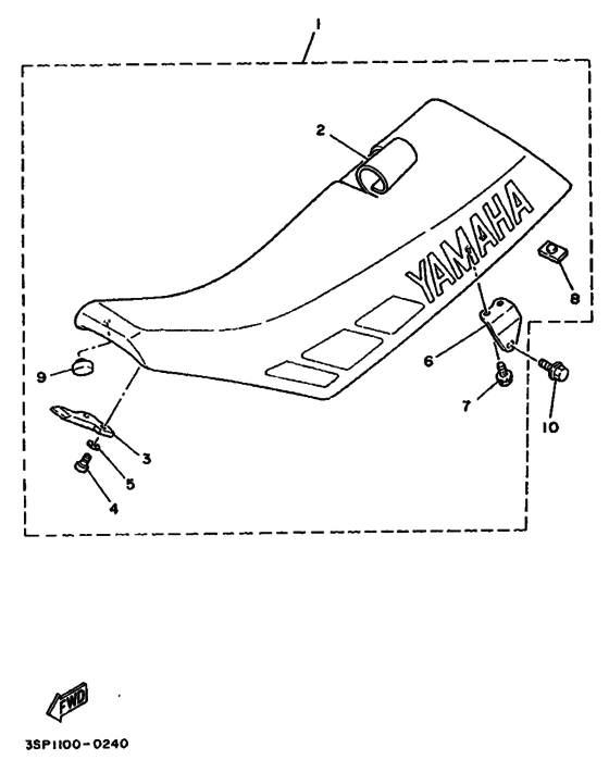 YZ125 YZ125A Пружина