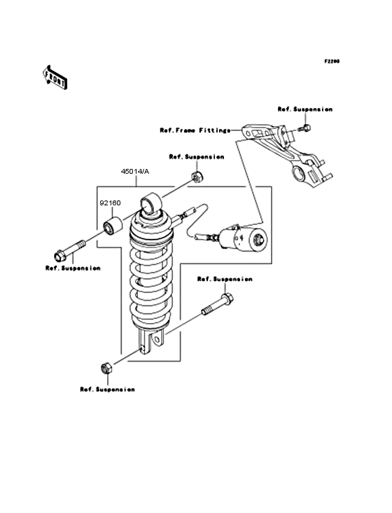 ZX1200 Амортизатор