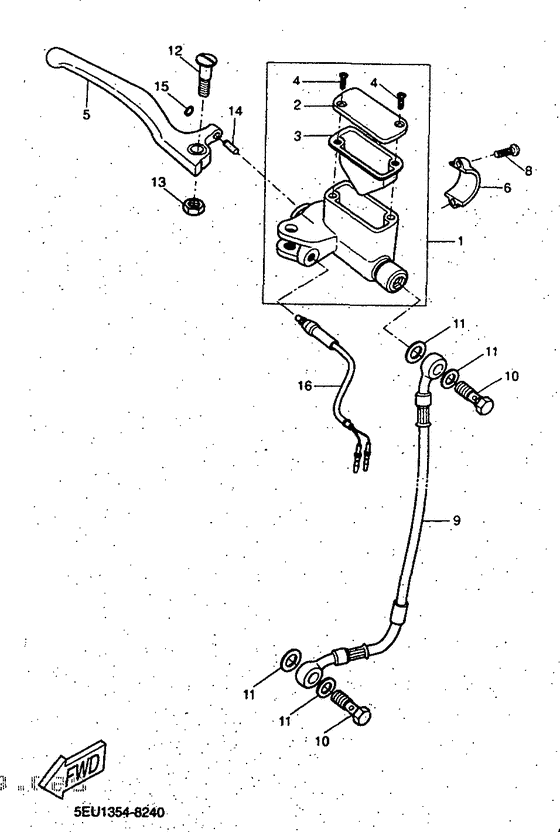 YH50 Главный тормозной цилиндр