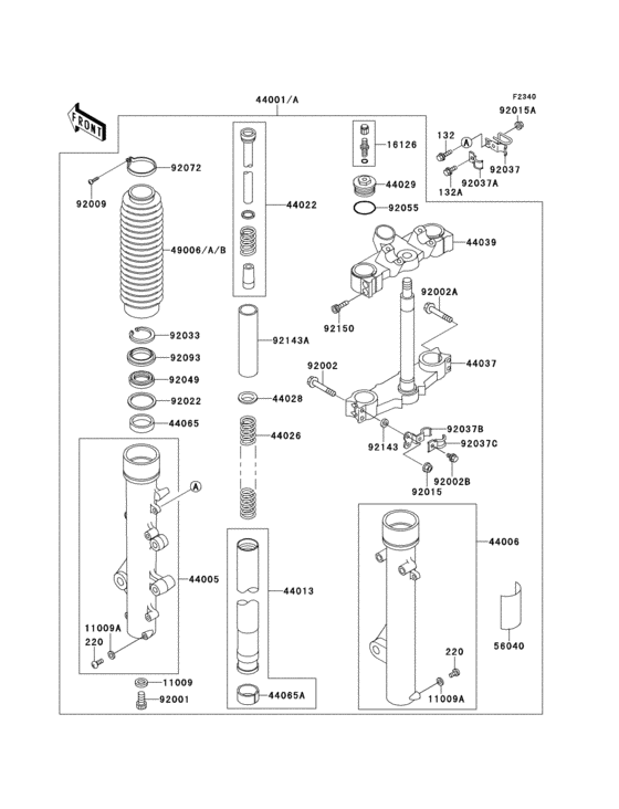Front fork(1/2)
