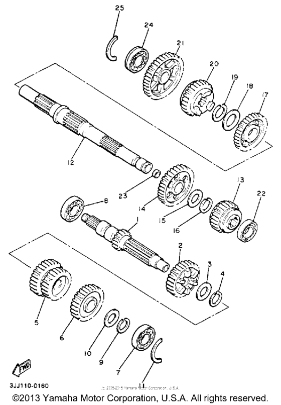 XVZ13DEC Трансмиссия
