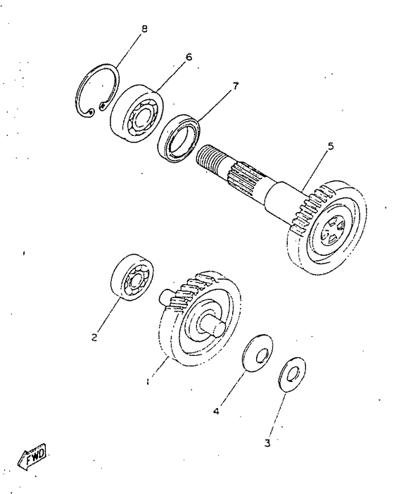 YN50R Трансмиссия