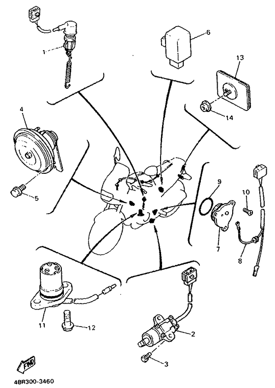XJ600S Электрика 2