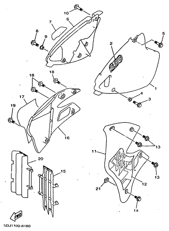  Боковые обтекатели