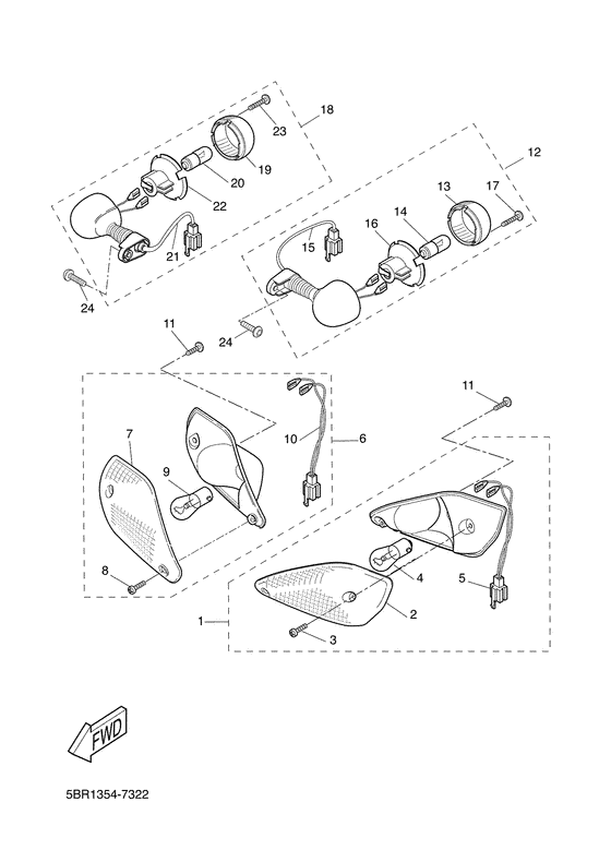 YQ50 Поворотники