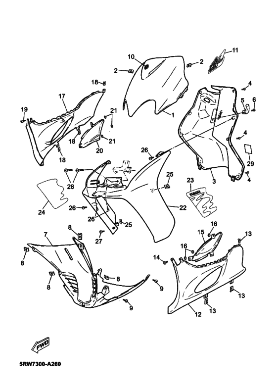CS50 Щиток облицовочный