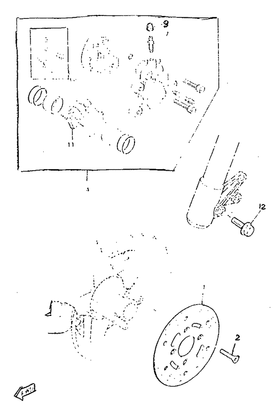 CW50RSP Передний тормоз