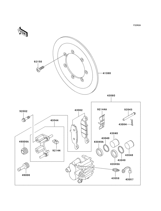 Front brake(e4/e5)