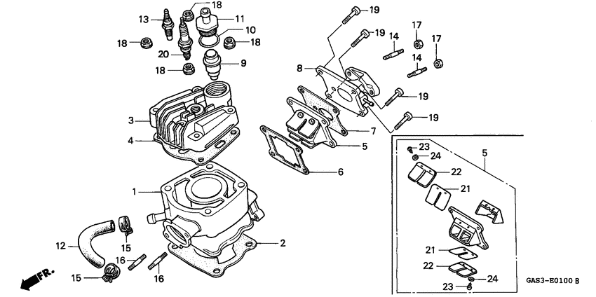 Cylinder/cylinder head