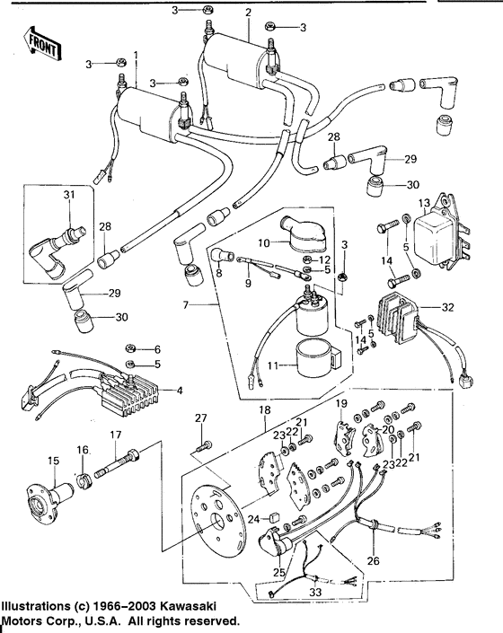 Ignition/regulator/rectifier
