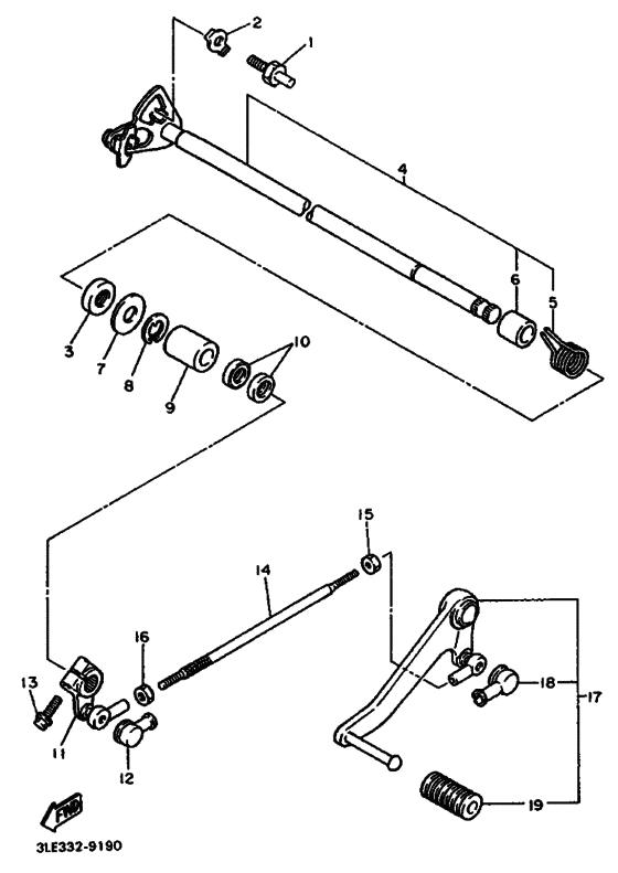 FZR1000 FZR1000W Shaft shift