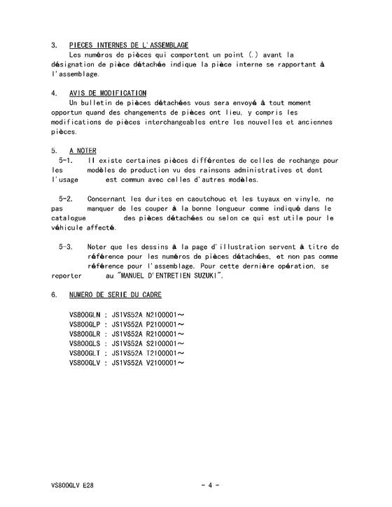 VS800 Catalog preface