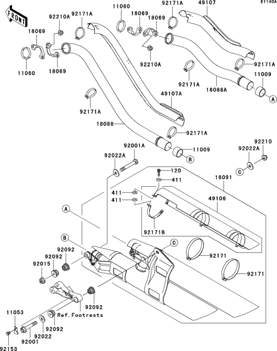 Muffler(s)(jkbvnka1 4a010964-)