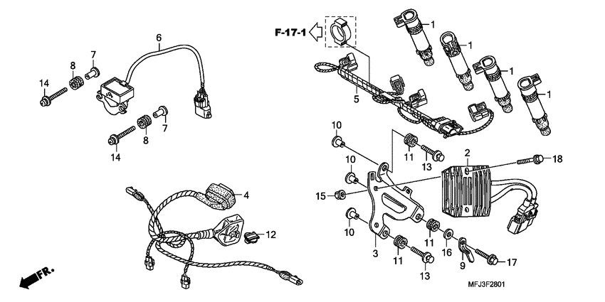 Harness sub wire
