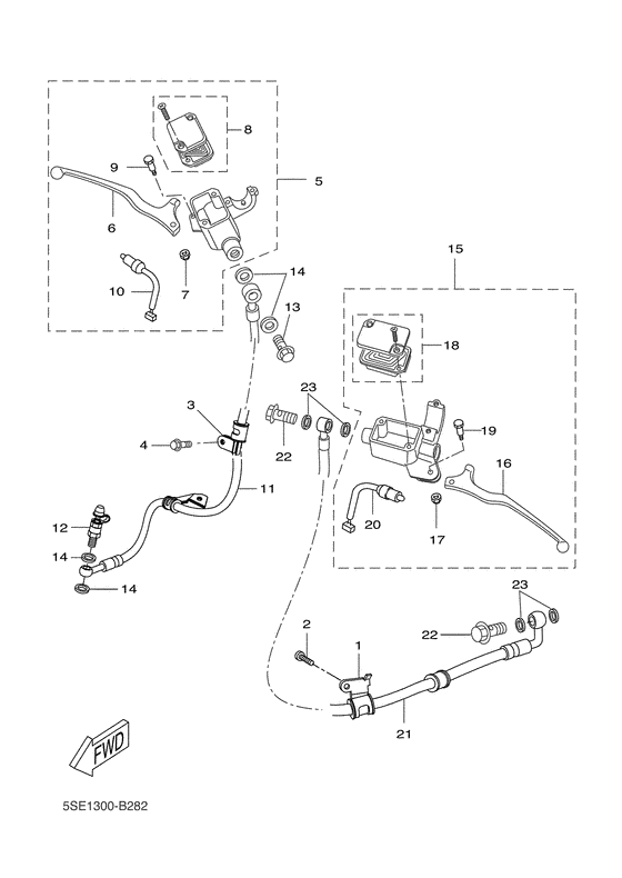M. cylinder for disk brake