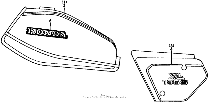 XL185 Stripe + emblem 81