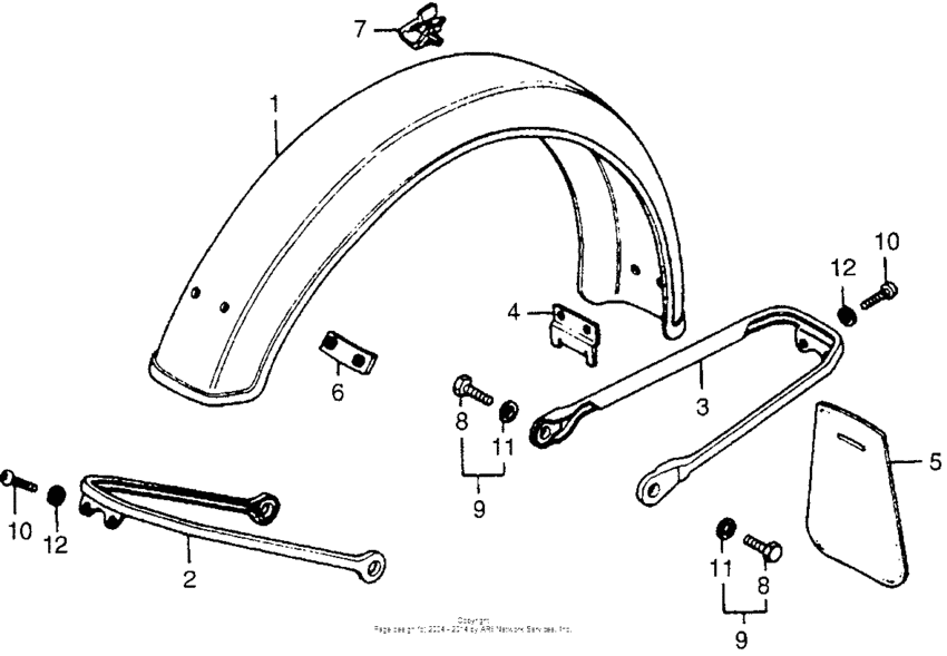NC50 Переднее крыло