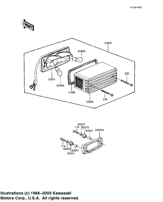 Taillight unit ass`y